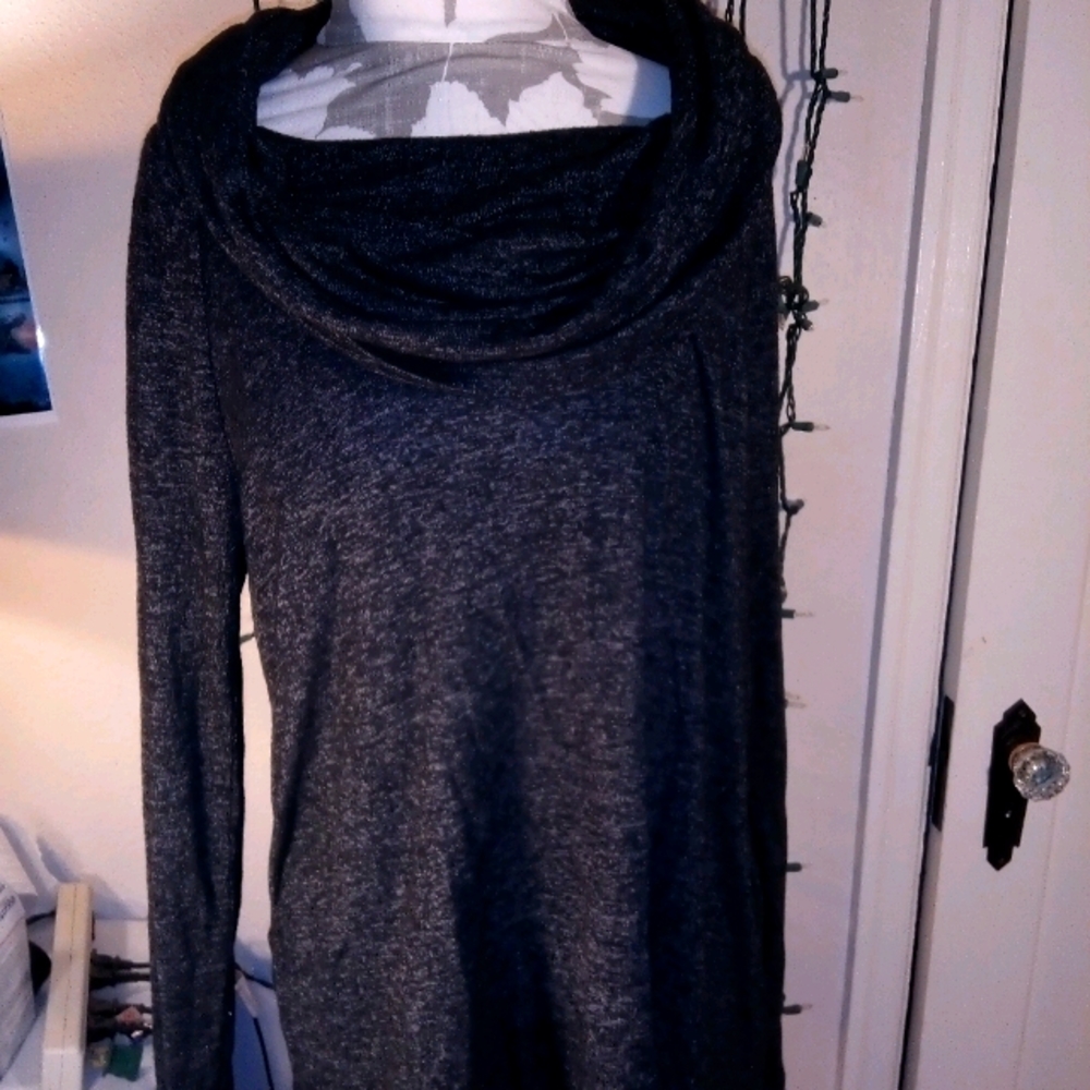 Gibson cozy convertible cowl neck sweater